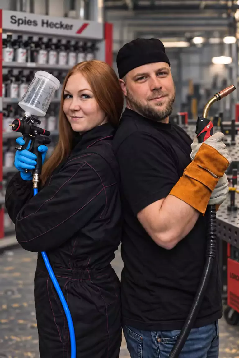 Zwei Meister, ein Betrieb: Lackierung und Maschinenbau
